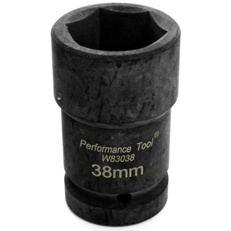 PERFORMANCE TOOL 1 In Dr. Budd Wheel Socket 38Mm Budd Wheel Skt, W83038 W83038